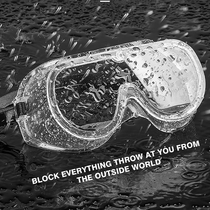 Safety Glasses with Clear Anti Fog Sunglasses Scratch Resistant Wrap-Around Lenses for men women Lab Work, Block Flying Saliva and Dust