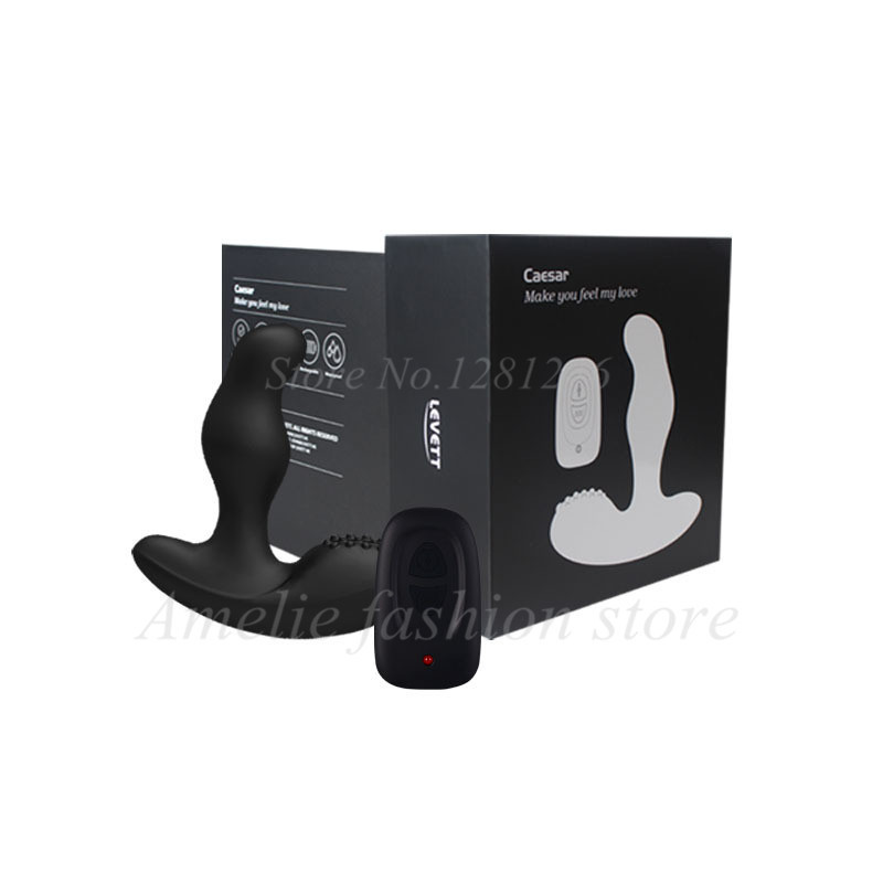 Levett Caesar vibrator USB Charging 360 Degree Rotation Male Prostate Massager Butt Plugs G-Spot Prostata Vibrator for Men Anal Sex Toys Y201118 - view 7