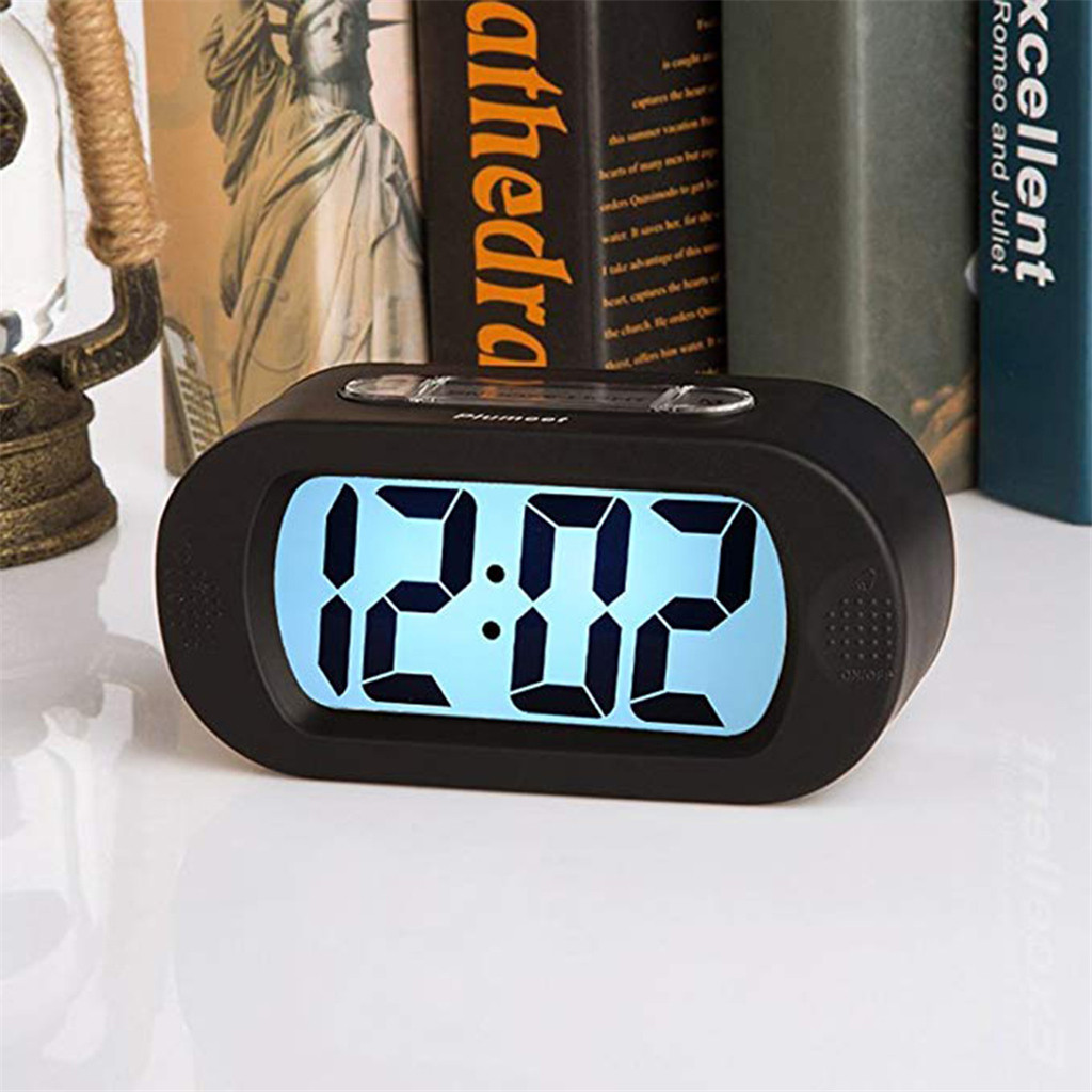 ISHOWTIENDA Digital LCD Travel Alarm Clock with Snooze Good Night Light Sound Alarm Digital Clock Reloj Despertador
ISHOWTIENDA Digital LCD Travel Alarm Clock with Snooze Good Night Light Sound Alarm Digital Clock Reloj Despertador