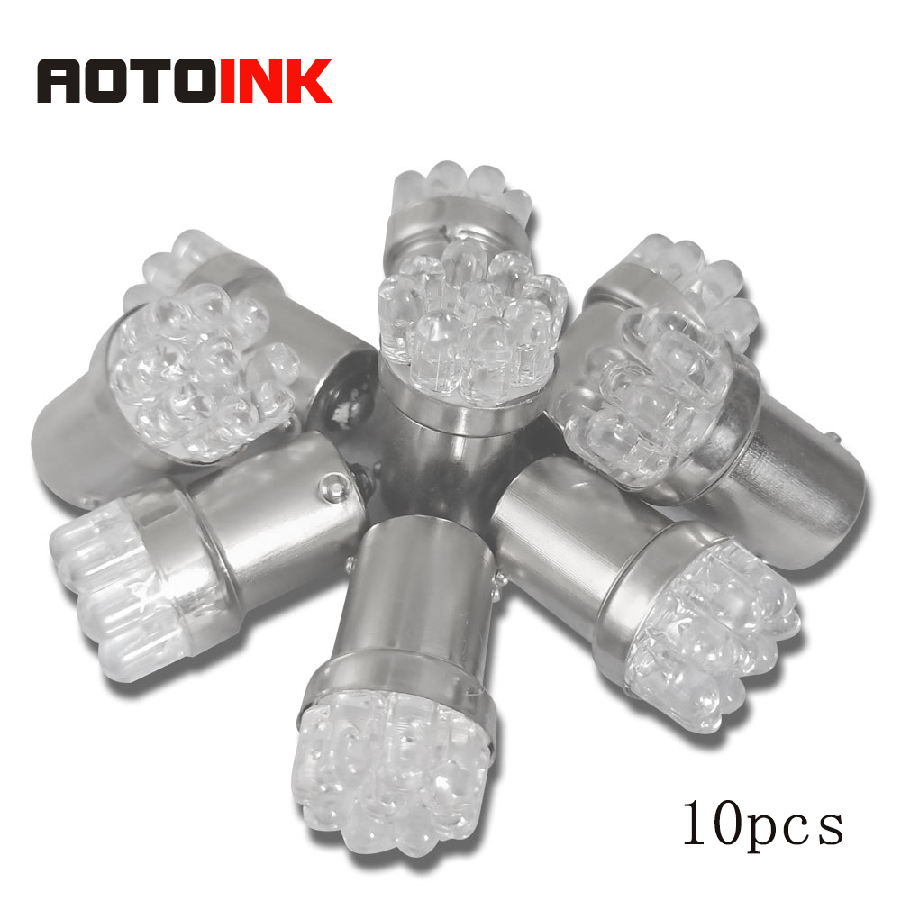 AOTOINK 10Pcs DC 12V Car Light BA15s P21w 1156 Car Brake Turn Indicator Lights 9 LED DRL Turn Signal Lamp Backup Light, As pic
AOTOINK 10Pcs DC 12V Car Light BA15s P21w 1156 Car Brake Turn Indicator Lights 9 LED DRL Turn Signal Lamp Backup Light, As pic