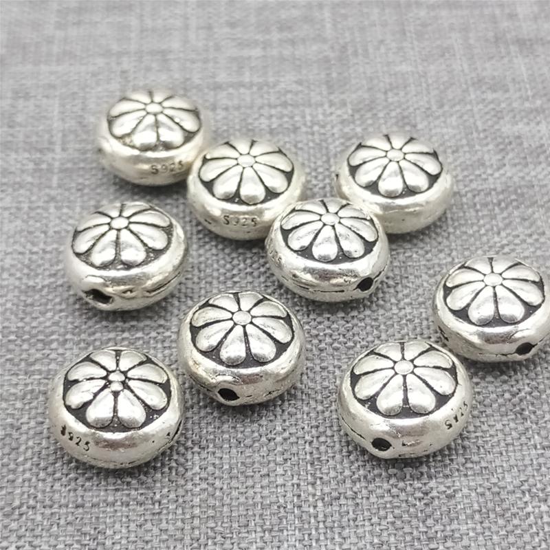 Other 4pcs Of 925 Sterling Silver Daisy Flower Beads 2-Sided For Bracelet Necklace
Other 4pcs Of 925 Sterling Silver Daisy Flower Beads 2-Sided For Bracelet Necklace