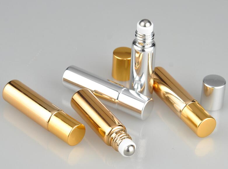 Glass Roll On Essential Oil Bottle Empty Perfume Bottles Roller Ball Travel Use Necessaries Portable Glass Roller