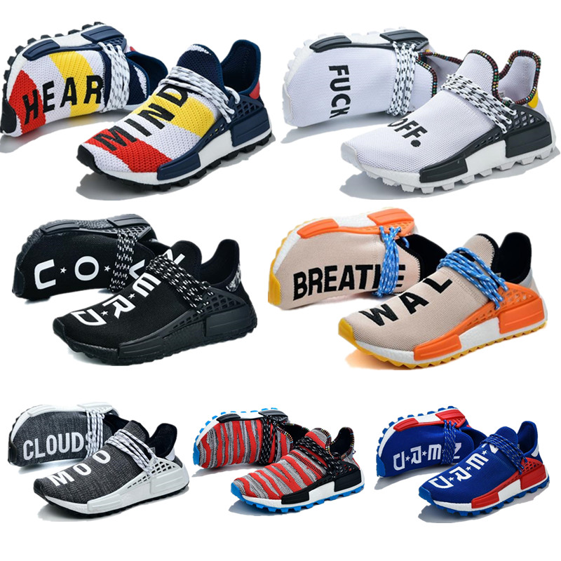 Human Race Running shoes Pharrell Williams Afro men women Sports designer Shoe off Black White Grey primeknit PK runner XR1 R1 R2 Sneaker sneakers
Human Race Running shoes Pharrell Williams Afro men women Sports designer Shoe off Black White Grey primeknit PK runner XR1 R1 R2 Sneaker sneakers