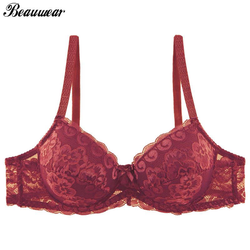 Beauwear Women Soft Pad C D Cup Lace Bra Sexy Plus Size Underwire Gather Brassiere Underwear Brasier Mujer Female Lingerie, B16-red
Beauwear Women Soft Pad C D Cup Lace Bra Sexy Plus Size Underwire Gather Brassiere Underwear Brasier Mujer Female Lingerie, B16-red