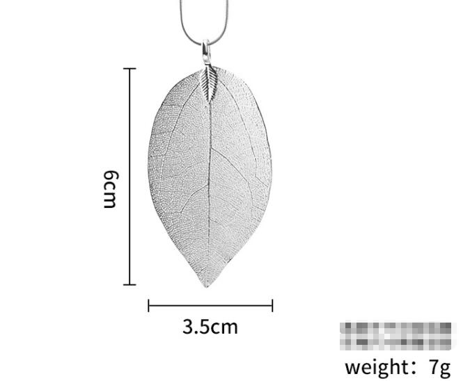 Sweater Coat Necklaces Ladies Girls Special Leaves Leaf sweater Pendant Necklace Long Chain Jewelry for Womens bijou Gift GB63
