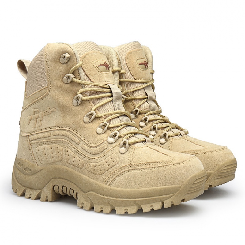 Men's Boot Combat Mens Ankle Boot Tactical Big Size 39-46 Army Male Shoes Work Safety Shoes Motocycle Boots