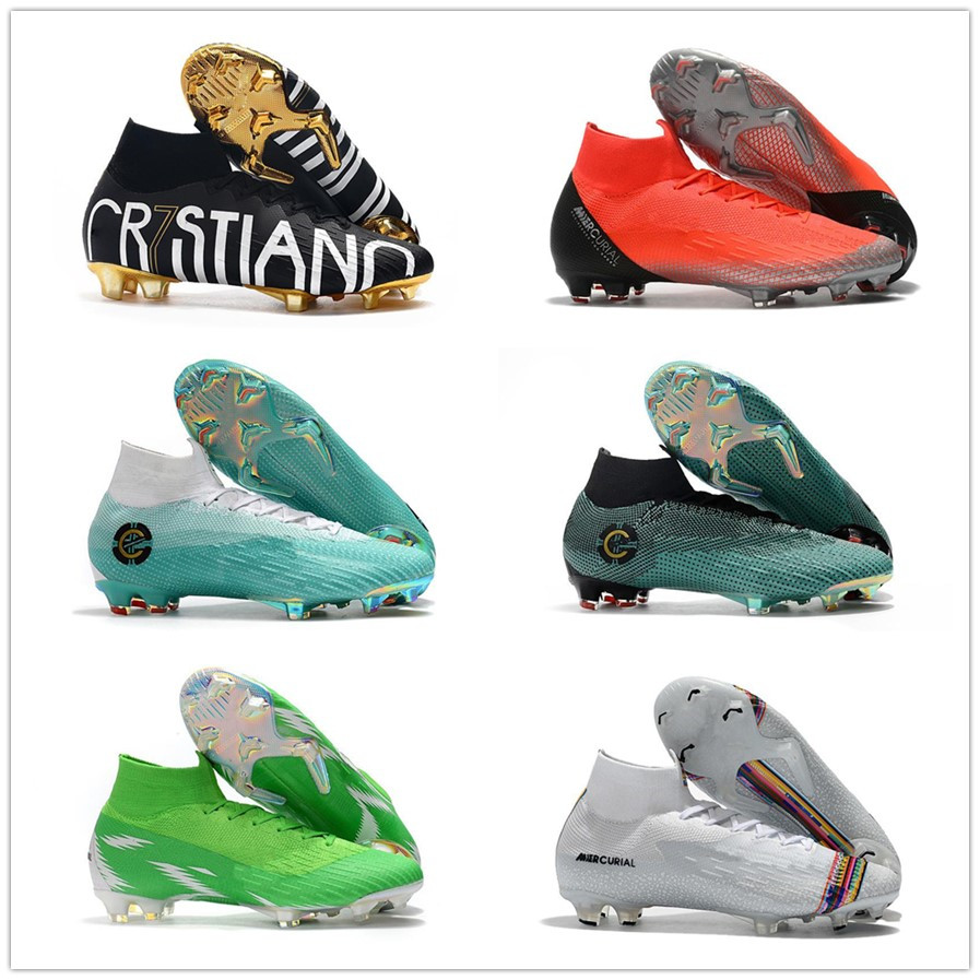 Mercurial Superfly VI 360 Elite FG KJ 6 XII 12 Soccer Cleats Mens Women Neymar CR7 High Soccer Shoes Football Boots 35-45
Mercurial Superfly VI 360 Elite FG KJ 6 XII 12 Soccer Cleats Mens Women Neymar CR7 High Soccer Shoes Football Boots 35-45