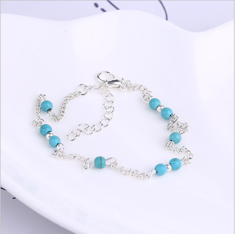 European and American retro anklet conch starfish bead anklet female beach anklet