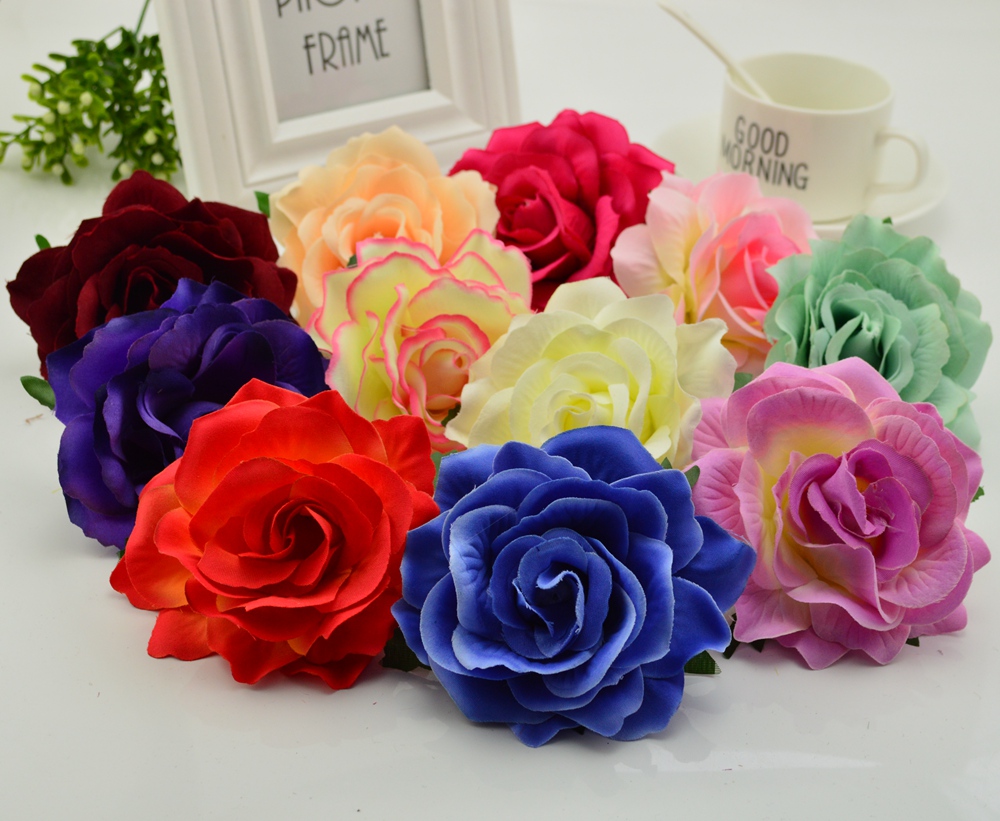 5 pcs 9 cm Artificial silk flower head flower for wedding decoration diy car decorative garland faux flowers florist, Pink
5 pcs 9 cm Artificial silk flower head flower for wedding decoration diy car decorative garland faux flowers florist, Pink