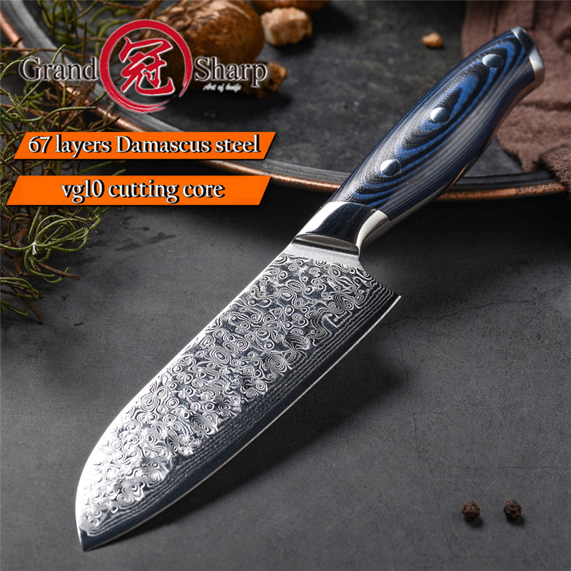 5 Inch Damascus Kitchen Knife 67 Layers Japanese Santoku Knife Japanese Damascus Stainless Steel VG-10 Chef Knife Cooking Tools Gift
5 Inch Damascus Kitchen Knife 67 Layers Japanese Santoku Knife Japanese Damascus Stainless Steel VG-10 Chef Knife Cooking Tools Gift