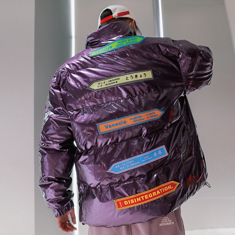 Winter Warm Parkas Jackets Coats Men Glossy Purple Hip Hop Thick Parkas Men Windbreaker Oversize Puffer Jacket Male Outwear
Winter Warm Parkas Jackets Coats Men Glossy Purple Hip Hop Thick Parkas Men Windbreaker Oversize Puffer Jacket Male Outwear
