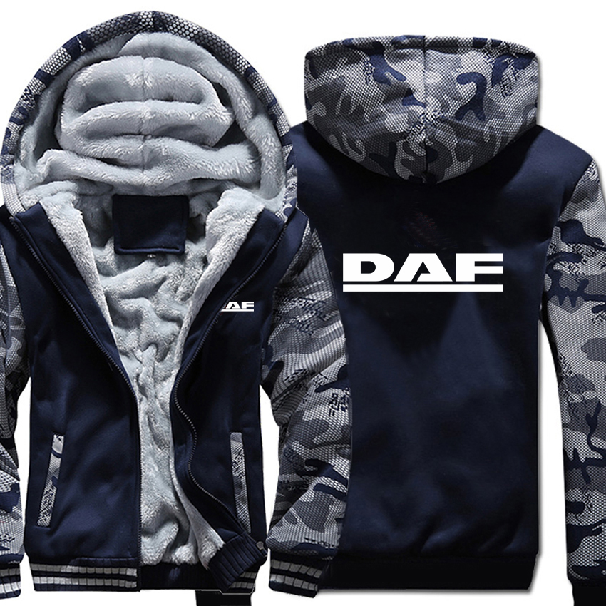 DAF Trucks Hoodies Winter Camouflage Sleeve Jacket Men Fleece DAF Sweatshirts, Black
DAF Trucks Hoodies Winter Camouflage Sleeve Jacket Men Fleece DAF Sweatshirts, Black