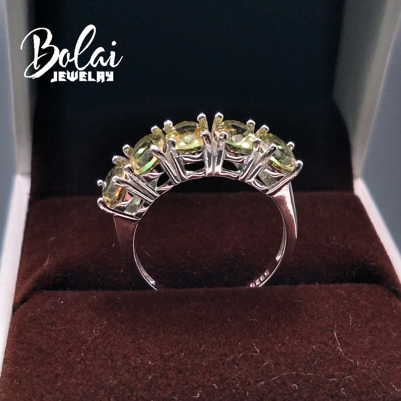 Bolaijewelry,Zultanite rings 925 sterling sliver created color change gemstone fine jewelry for women daily wear nice gift CJ191205