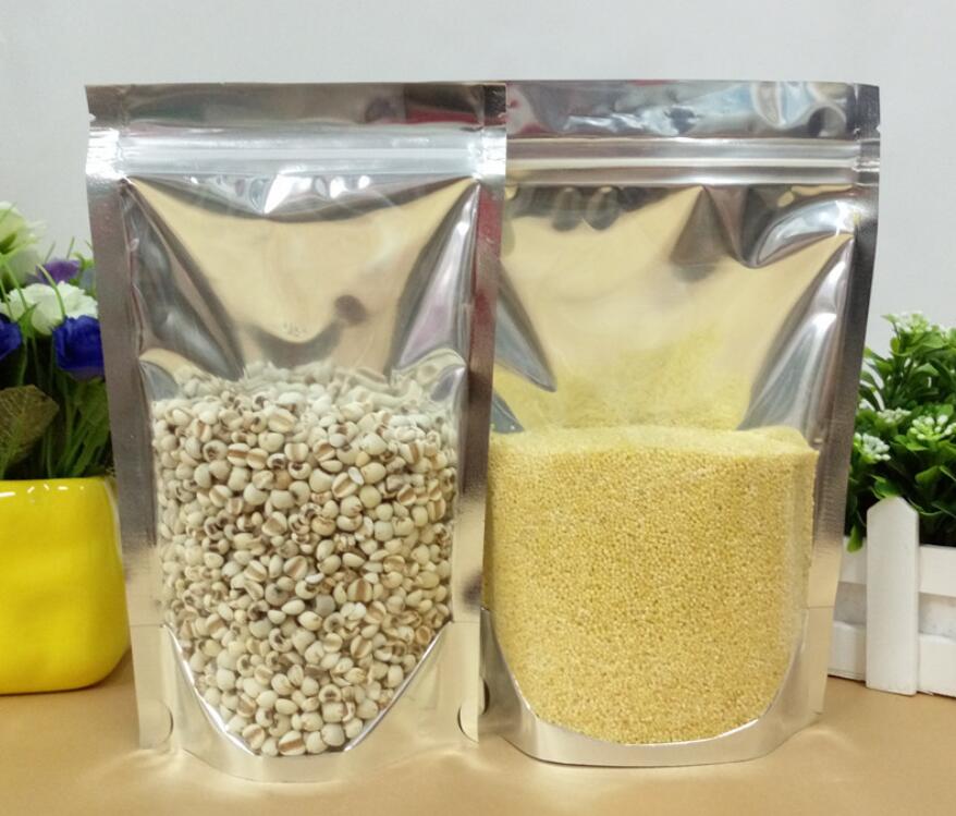 HOT 100pcs/lot Stand up translucent aluminium bag - Front clear reclosable metallic aluminum mylar plastic pouch zipper seal 9*14cm
HOT 100pcs/lot Stand up translucent aluminium bag - Front clear reclosable metallic aluminum mylar plastic pouch zipper seal 9*14cm