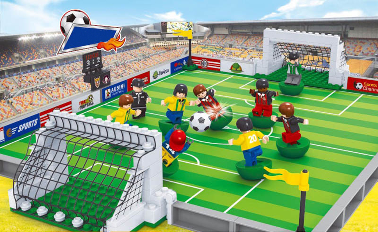 New Arrival Educational Parent-Child Interaction Assemble World Cup Mini Toy Figure With Football Game Field Building Block Brick
New Arrival Educational Parent-Child Interaction Assemble World Cup Mini Toy Figure With Football Game Field Building Block Brick