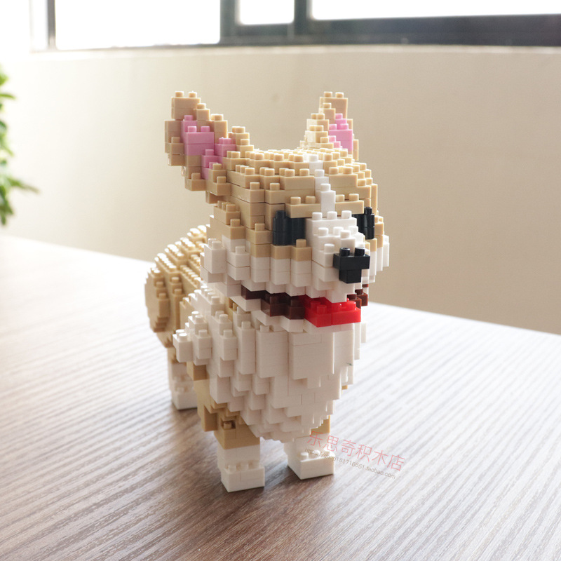 Small particle building blocks puzzle assembling children's toys animal cute golden retriever Teddy dog Corgi dog gift
Small particle building blocks puzzle assembling children's toys animal cute golden retriever Teddy dog Corgi dog gift