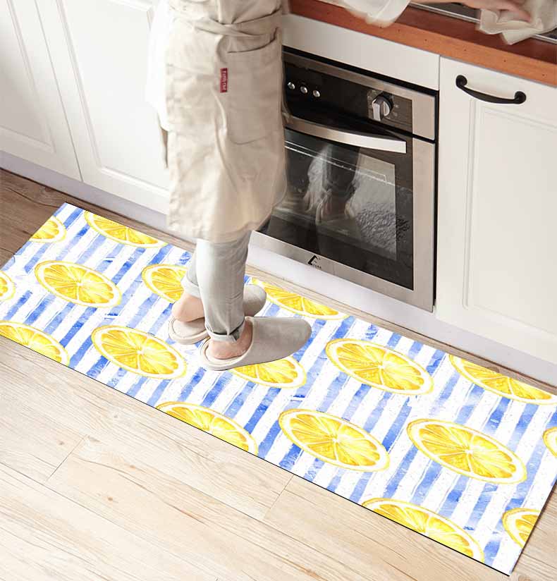 Else Blue Lines Yellow Lemons 3d Print Non Slip Microfiber kitchen counter Modern Decorative Washable Area Rug Mat, As pic
Else Blue Lines Yellow Lemons 3d Print Non Slip Microfiber kitchen counter Modern Decorative Washable Area Rug Mat, As pic
