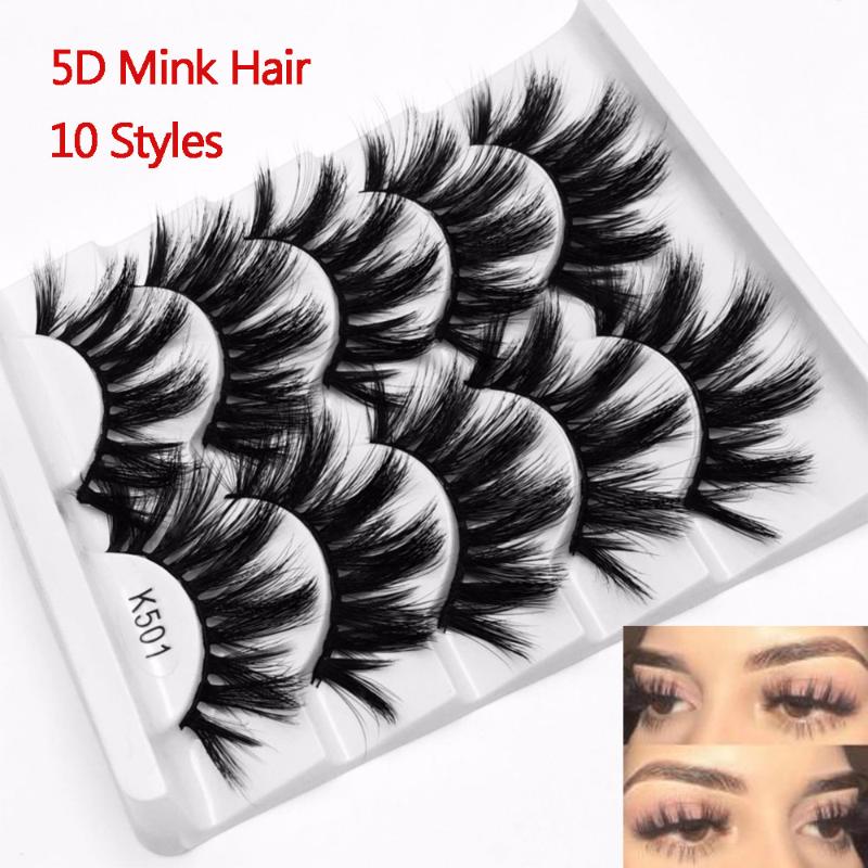 5 Pairs 5D Mink False Eyelashes Natural Volume Wispy Fluffy Dramatic Makeup Fake Lashes Extension Handmade Cruelty-free Eyelash
5 Pairs 5D Mink False Eyelashes Natural Volume Wispy Fluffy Dramatic Makeup Fake Lashes Extension Handmade Cruelty-free Eyelash