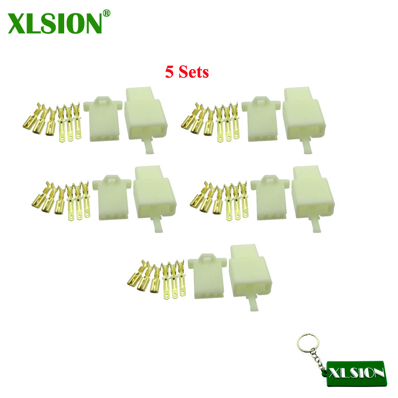 XLSION 3 Pins Electrical Wire Connector Terminal Harness Plug Socket For Go Kart ATV Scooter Moped Pit Pocket Mini Bike
XLSION 3 Pins Electrical Wire Connector Terminal Harness Plug Socket For Go Kart ATV Scooter Moped Pit Pocket Mini Bike