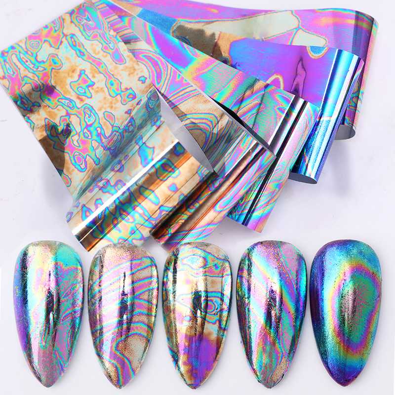 10 Pieces Of Mirror Laser Effect Nail Foil Sticker Color Pattern Stickers With Mirror Laser Effect Nail Art Decorations, 12
10 Pieces Of Mirror Laser Effect Nail Foil Sticker Color Pattern Stickers With Mirror Laser Effect Nail Art Decorations, 12
