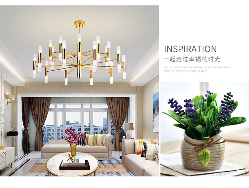 Ceiling Hanging Pendant Light Modern European Rod tube pipe G4 220V 110V Resturant Living Room Decorative Luxury Lighting Chandelier
