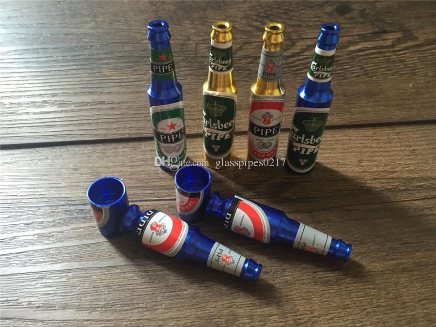 wholesale Aluminum Smoking Pipes Portable Detachable Hand Tobacco Metal hand pipes bottle Creative Beer Wine Bottle Shape free shipping
wholesale Aluminum Smoking Pipes Portable Detachable Hand Tobacco Metal hand pipes bottle Creative Beer Wine Bottle Shape free shipping