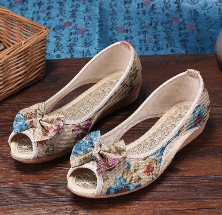 Wholesale 2019 spring and summer new cloth shoes national wind slope with breathable wear flat sandals women's shoes, Purple
Wholesale 2019 spring and summer new cloth shoes national wind slope with breathable wear flat sandals women's shoes, Purple