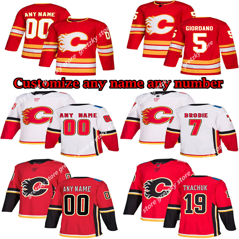 Calgary Flames Jerseys 13 GAUDREAU 19 TKACHUK 23 MONAHAN 5 GIORDANO 39 GILMOUR 93 BENNETT Customize any number any name hockey jersey, White
Calgary Flames Jerseys 13 GAUDREAU 19 TKACHUK 23 MONAHAN 5 GIORDANO 39 GILMOUR 93 BENNETT Customize any number any name hockey jersey, White