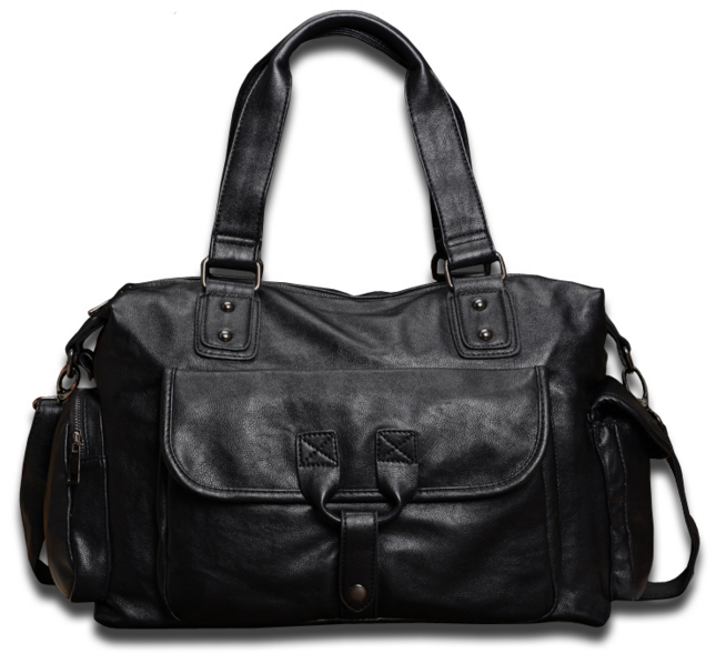 Fashion Men Genuine Leather Chain Travel Bags Street Casual High Capacity Luggage Shoulder Bags Overnight Duffle Handbags D414, Black
Fashion Men Genuine Leather Chain Travel Bags Street Casual High Capacity Luggage Shoulder Bags Overnight Duffle Handbags D414, Black