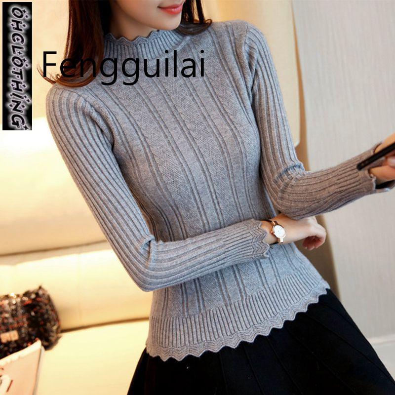 2020 New Fashion Korean Women Knitted Grey Black Sweater Slim Petal Collar Shirt Elastic Bottoming Turtleneck Twist Pullover, Khaki
2020 New Fashion Korean Women Knitted Grey Black Sweater Slim Petal Collar Shirt Elastic Bottoming Turtleneck Twist Pullover, Khaki