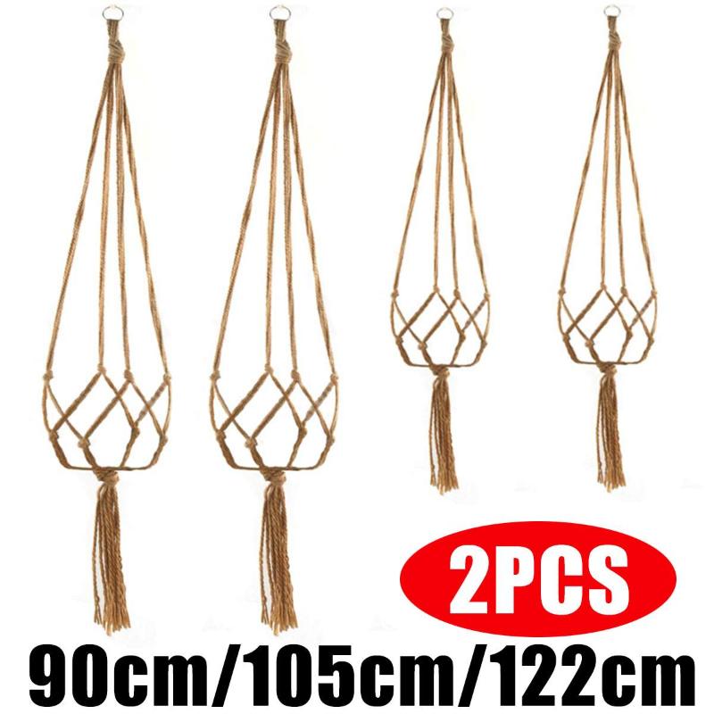 2Pcs handmade macrame plant hanger flower /pot hanger pot tray for wall decoration countyard /garden pot tray for plant
2Pcs handmade macrame plant hanger flower /pot hanger pot tray for wall decoration countyard /garden pot tray for plant