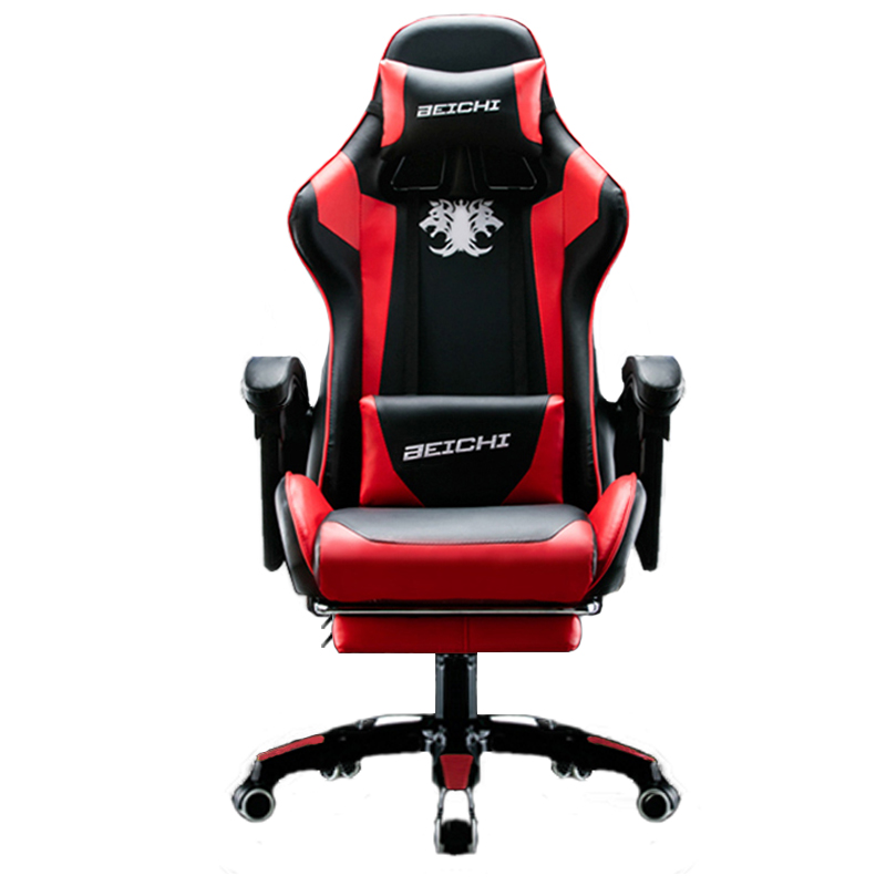 New arrival Racing synthetic Leather gaming chair Internet cafes computer chair comfortable lying household Free ship
