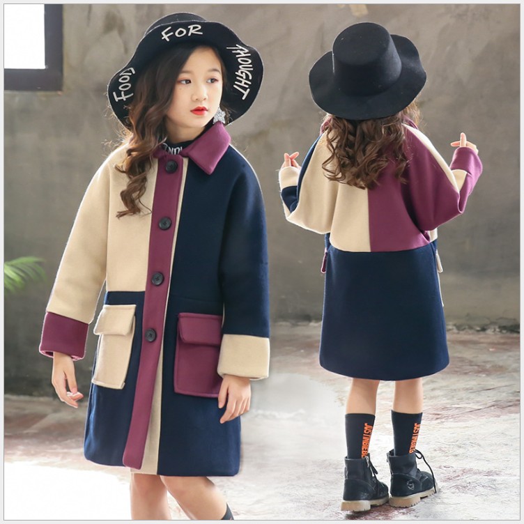 2020 New Hot Sale Autumn Winter Big Girls Coats Children Warm Outwear Kids Woolen Coat Fashion Girl Clothes Retail, As picture
2020 New Hot Sale Autumn Winter Big Girls Coats Children Warm Outwear Kids Woolen Coat Fashion Girl Clothes Retail, As picture
