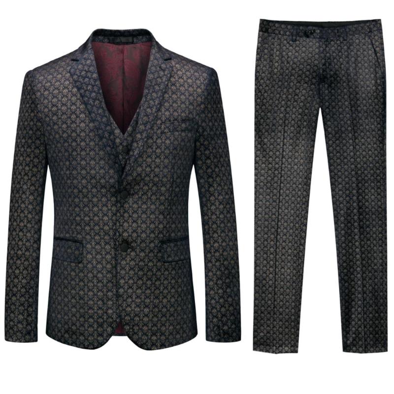 MarKyi luxury suits 2019 new brand gentleman style fashion suits for men 3 pieces men tuxedos wedding, Gray
MarKyi luxury suits 2019 new brand gentleman style fashion suits for men 3 pieces men tuxedos wedding, Gray