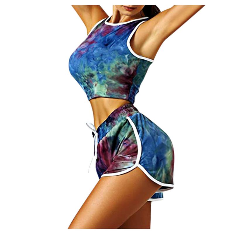 Women' Sports Suit Sleeveless Navel Top Yoga Shorts Outdoor Running Cool Beathable Suit Yoga Fitness Sport, Purple suit
Women' Sports Suit Sleeveless Navel Top Yoga Shorts Outdoor Running Cool Beathable Suit Yoga Fitness Sport, Purple suit