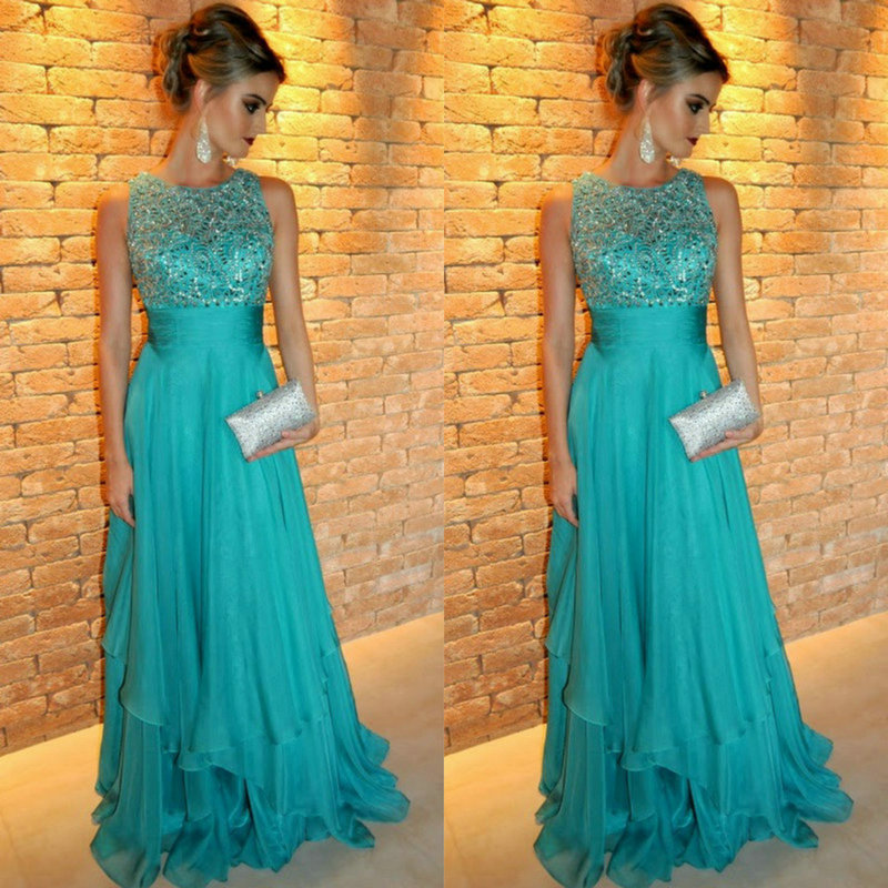 Formal Evening gown Turquoise robe de soiree Sleeveless Floor Length O Neck Off The Shoulder Mother Of The Bride Dresses
Formal Evening gown Turquoise robe de soiree Sleeveless Floor Length O Neck Off The Shoulder Mother Of The Bride Dresses