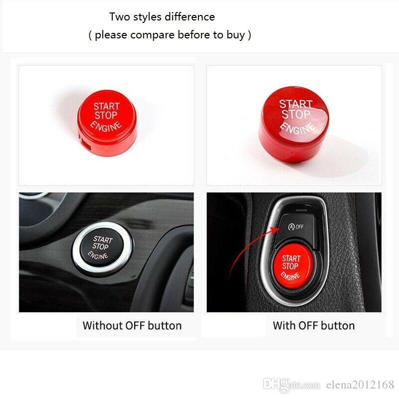 Car Engine Start Stop Switch Button Replace Cover Fit For BMW 1 3 5 7 F10 F25 F15 F25 F30 F48 E60 E70 E71 E90 E92 E93 X1 X3 X4 X5