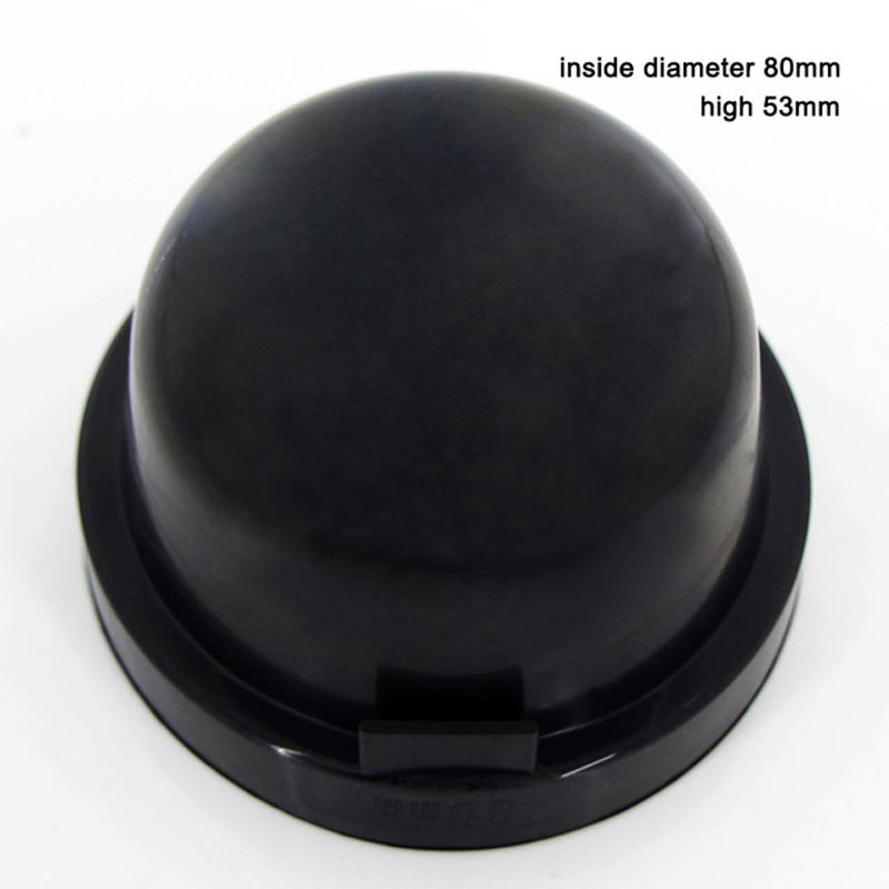 LED Headlight Cover Sealing Dust Cap Rubber Waterproof Dustproof Car Headlamp Caps 70mm 75mm 80mm 85mm 90mm