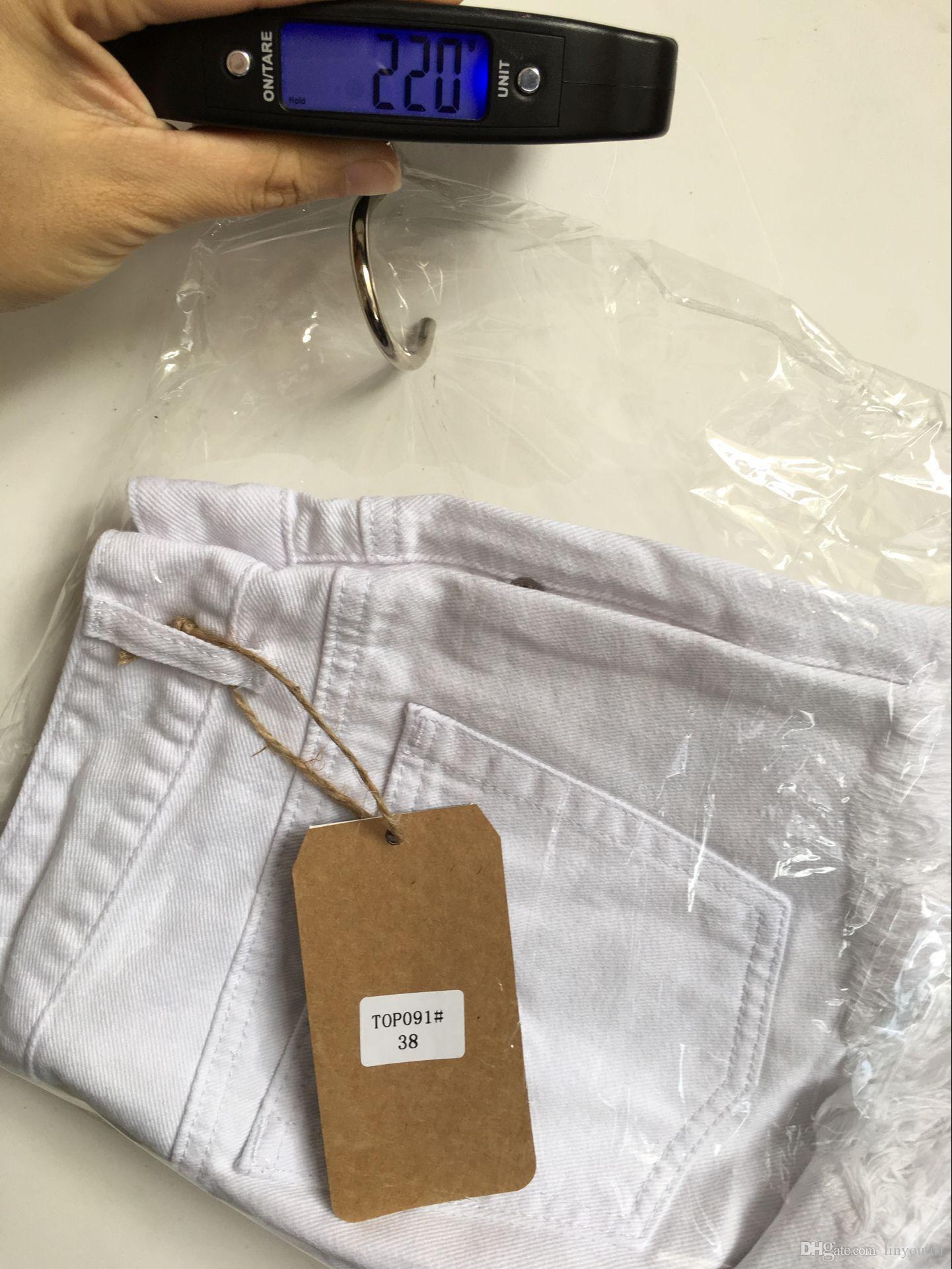 2020 Frayed Edge Ripped Denim Shorts 2019 Great White Women Summer Shorts Fashion Glamorous Female Button Fly Shorts