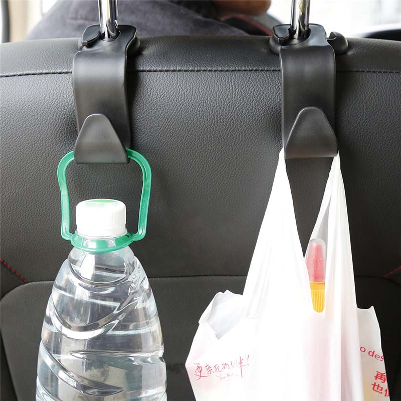 Car Back Seat Hanger Portable Purse Bag Hanging Bags Organizer Hook Holder Storage Auto Interior Accessories