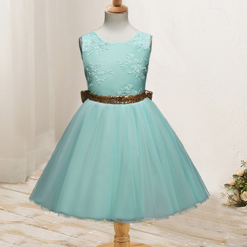 2020 Fashion Baby Girls Princess Designed Tutu Fluffy Party Dress Sleeveless Backless Cute Clothing Children Wedding Party Gifts