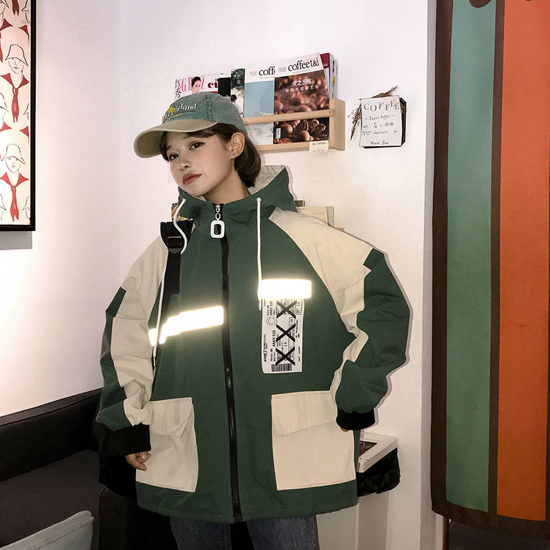 Bella philosophy Harajuku Oversized Patchwork Jacket Women 2020 Spring New Outwear Coat Hip Hop Streetwear Loose Hooded Jackets, P1
Bella philosophy Harajuku Oversized Patchwork Jacket Women 2020 Spring New Outwear Coat Hip Hop Streetwear Loose Hooded Jackets, P1