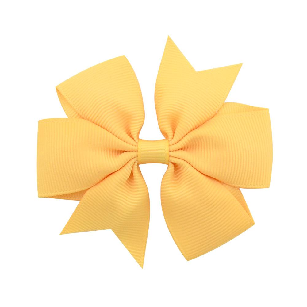Colorful Bowknot Hair Clips For Girl Kids Ribbon Bow Tie Hairpin Baby Girls Headband Hair Accessories