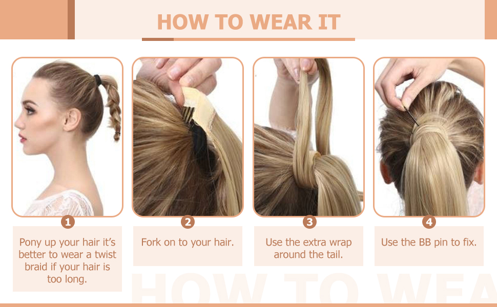 Malaysian remy hair wrap around ponytail hair piece long one piece human hair pony tail Easy ponytail natural curlly 160g