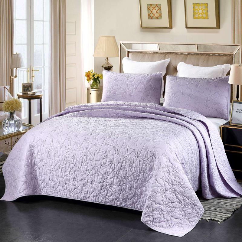 European 100%cotton 3pcs solid color embroidered patchwork quilt colcha /queen size aircondition bed cover/bedspread H, As pic
European 100%cotton 3pcs solid color embroidered patchwork quilt colcha /queen size aircondition bed cover/bedspread H, As pic
