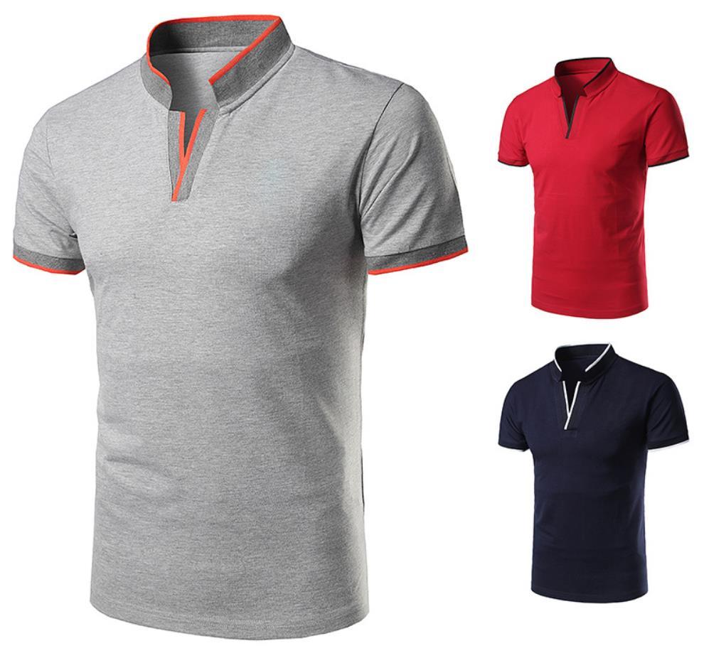 2019 new man polo shirt short sleeve v neck stand collar cotton contrast color design slim fit for men polo shirts free shipping y1612, White;black
2019 new man polo shirt short sleeve v neck stand collar cotton contrast color design slim fit for men polo shirts free shipping y1612, White;black