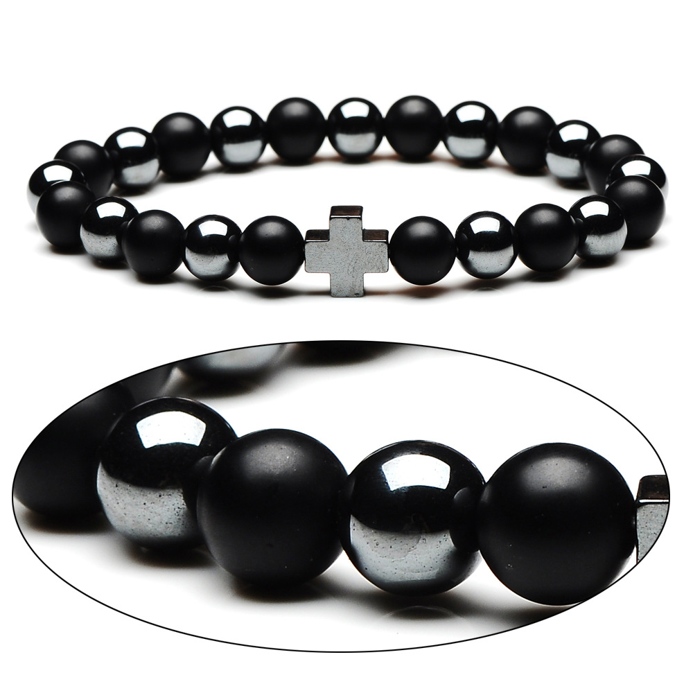 Cross bracelet men's temperament simple mature charm 2019 new products