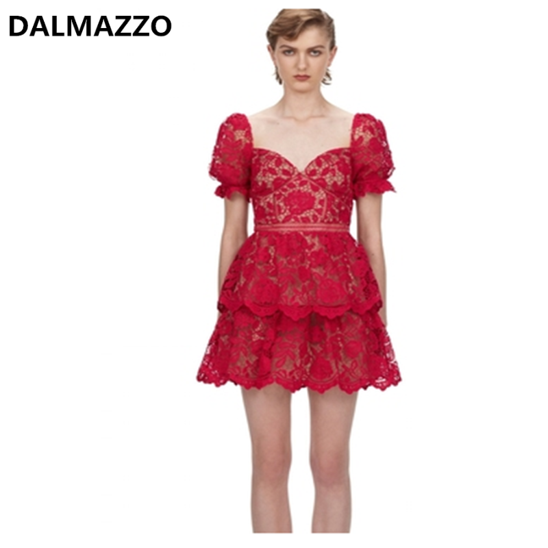 Red Lace Hollow Out Women V Neck Leaky Back Slim Party Mini Dress 2020 Summer Designer Puff Sleeve Runway Dresses Vestidos Mujer, Picture color
Red Lace Hollow Out Women V Neck Leaky Back Slim Party Mini Dress 2020 Summer Designer Puff Sleeve Runway Dresses Vestidos Mujer, Picture color
