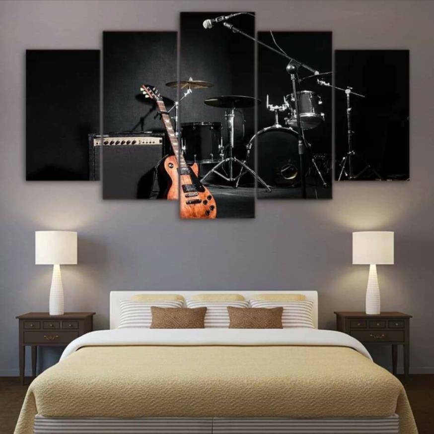 Canvas Art Wall Decor Painting 5 Panel Musical Instruments Picture Print on Canvas Wall Art Gift Poster Home Decor (No Frame)
Canvas Art Wall Decor Painting 5 Panel Musical Instruments Picture Print on Canvas Wall Art Gift Poster Home Decor (No Frame)