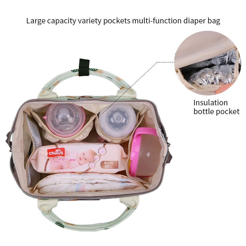 mini builtin usb dolid fooral diaper bag charging pot for phone fashion backpack mother changing diaper design breast pump bag